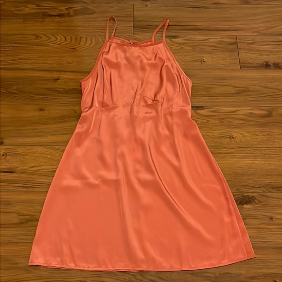 Orange Modern Renewal Mini Dress - Picture 1 of 6